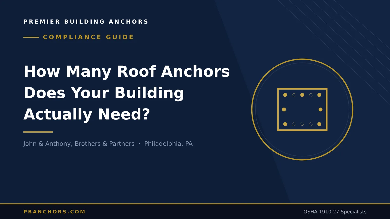 How Many Roof Anchors Does Your Building Actually Need?
